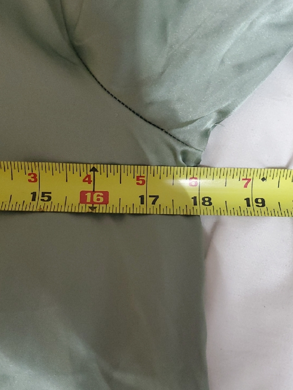 Silky Sage Green Button-Down Blouse - Picture 5 of 5